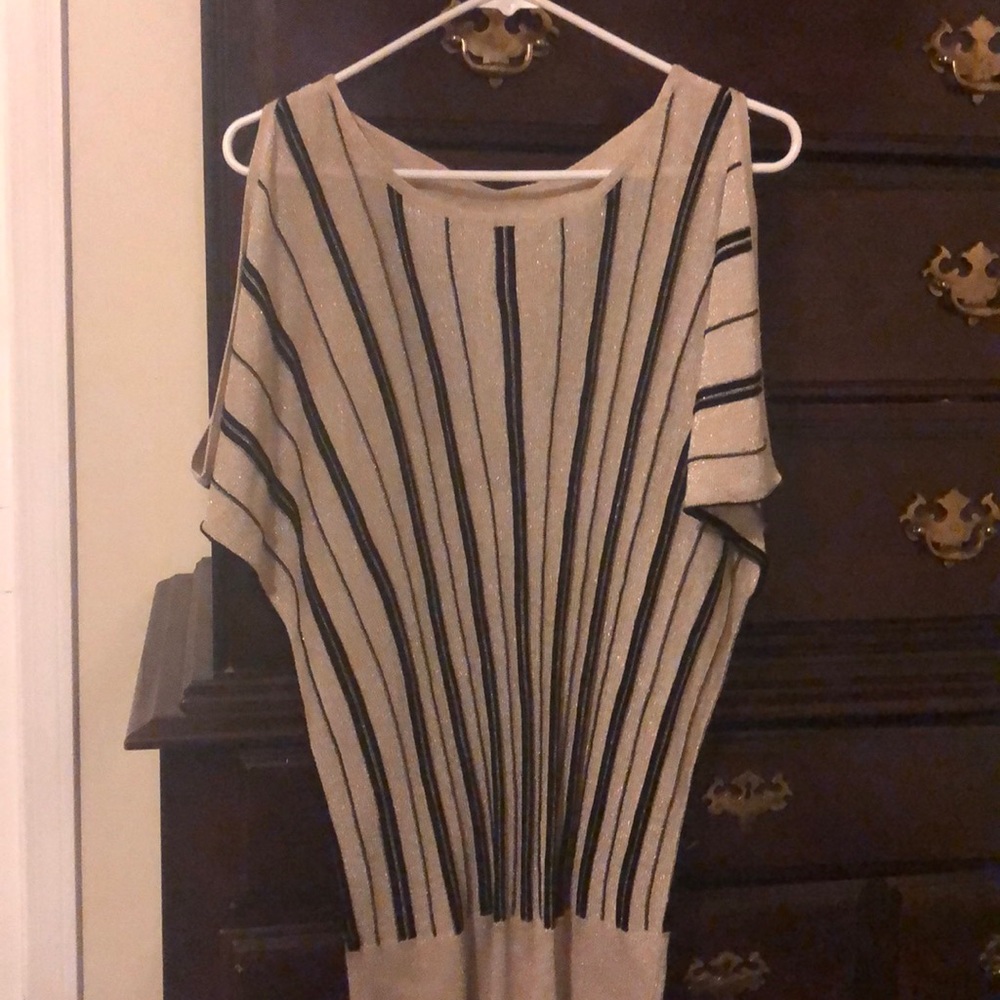 Gold and black sweater